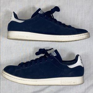 Men’s size 11 Adidas Stan Smith Blue Suede Tennis